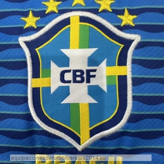 Nuevo Tailandia 2ª Camiseta Brasil 2024 Azul Baratas